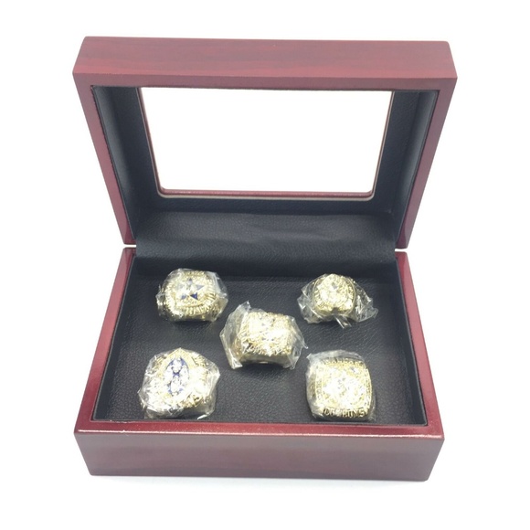 Dallas Cowboys Other - Dallas Cowboys Gold NFL Championship 5pc Ring Set